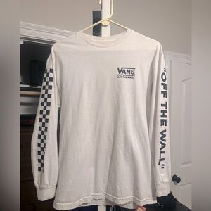 Long Sleeve Vans Checkered Shirt. Medium